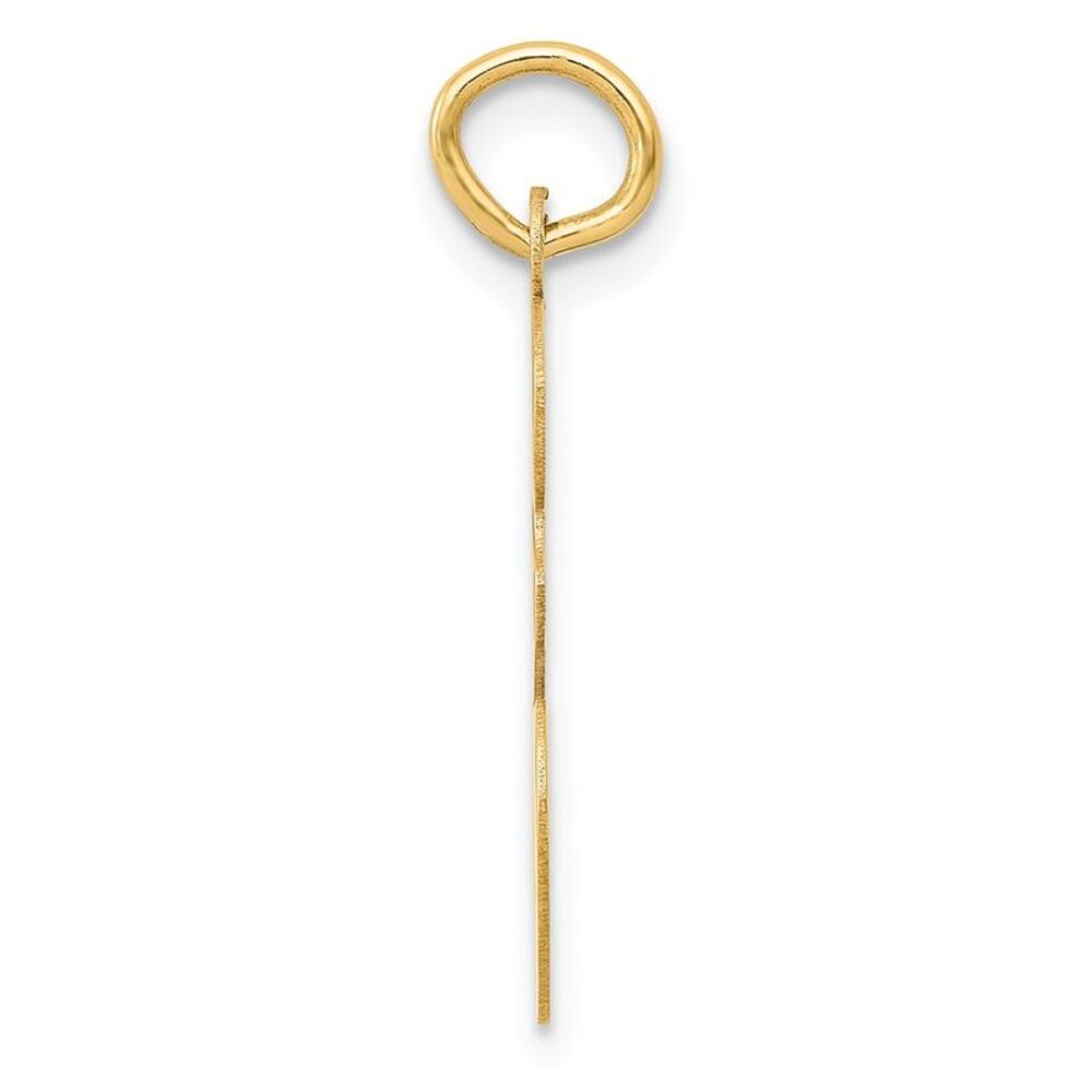 Kazi Luxury 14k Yellow Gold Large Script Letter E… - image 2